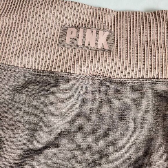 Victoria’s Secret PINK Active Women’s Leggings Size L Rose Pink Seamless Stretch - Picture 9 of 10